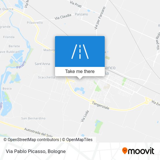 Via Pablo Picasso map