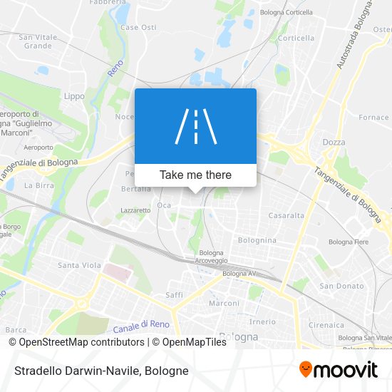 Stradello Darwin-Navile map