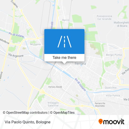 Via Paolo Quinto map