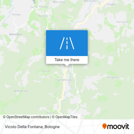 Vicolo Della Fontana map