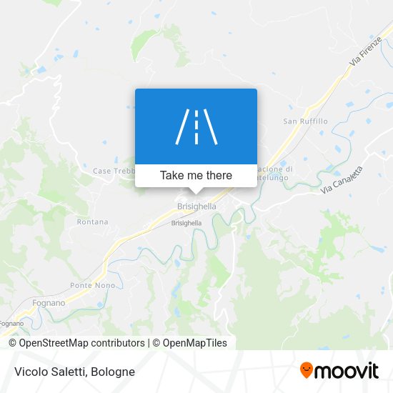 Vicolo Saletti map