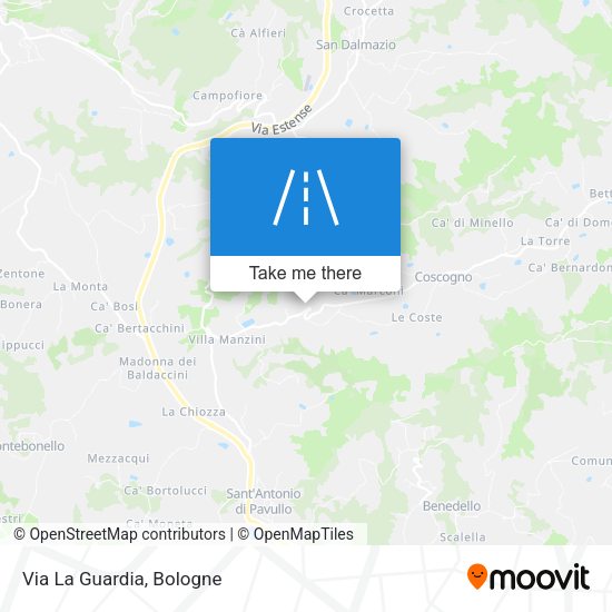Via La Guardia map