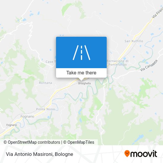 Via Antonio Masironi map