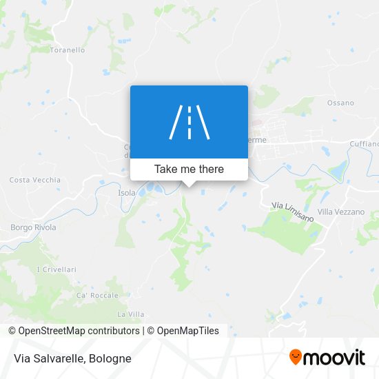 Via Salvarelle map