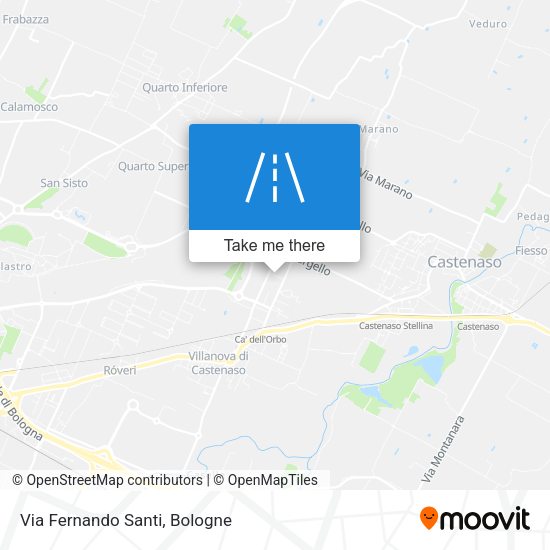 Via Fernando Santi map