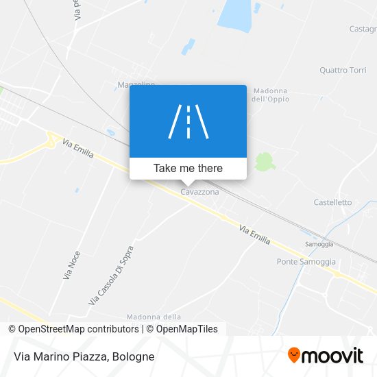 Via Marino Piazza map