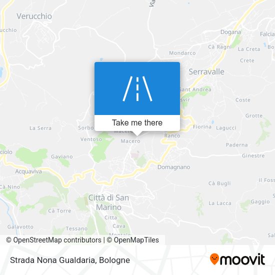 Strada Nona Gualdaria map