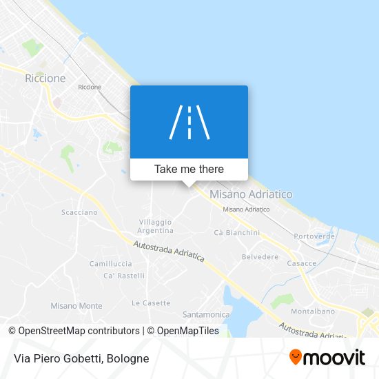 Via Piero Gobetti map