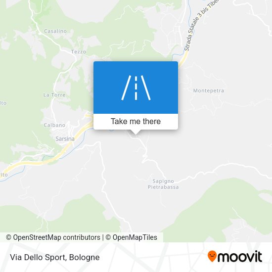 Via Dello Sport map