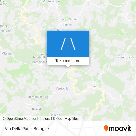 Via Della Pace map
