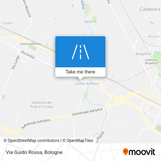 Via Guido Rossa map