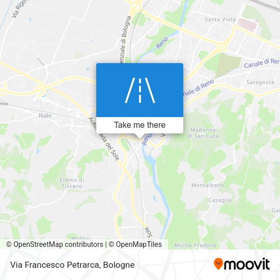 Via Francesco Petrarca map