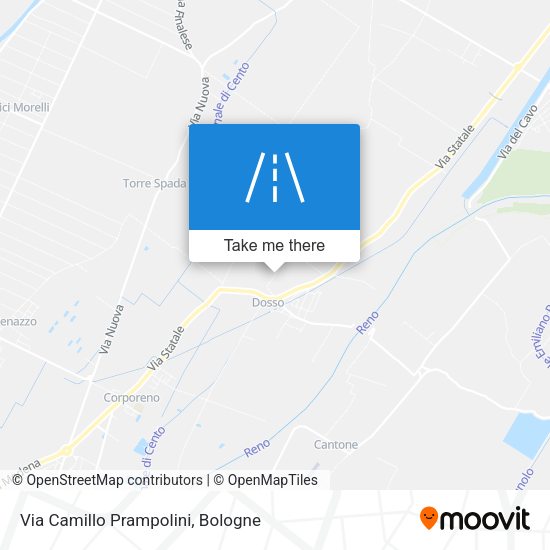 Via Camillo Prampolini map
