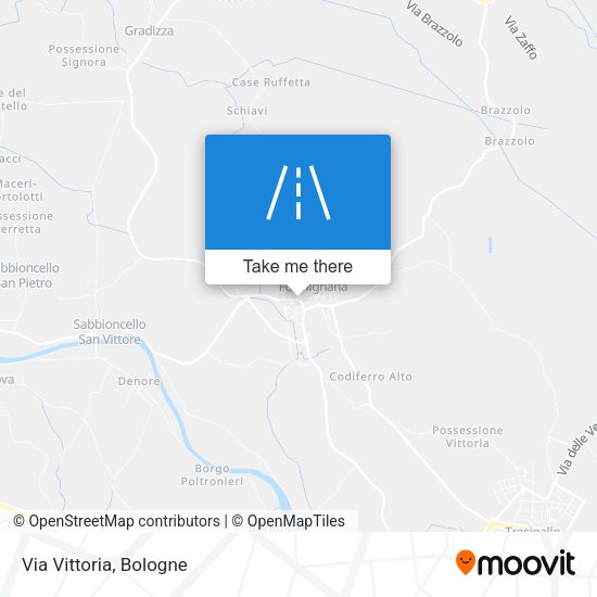 Via Vittoria map