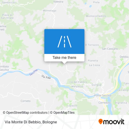 Via Monte Di Bebbio map