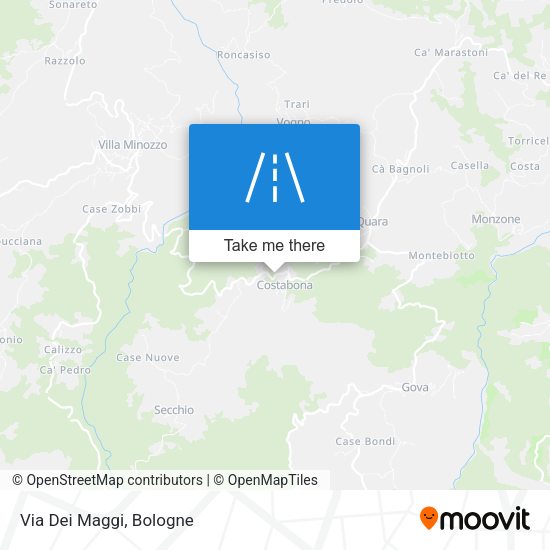 Via Dei Maggi map