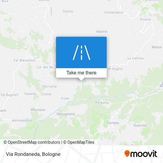 Via Rondaneda map