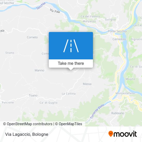 Via Lagaccio map