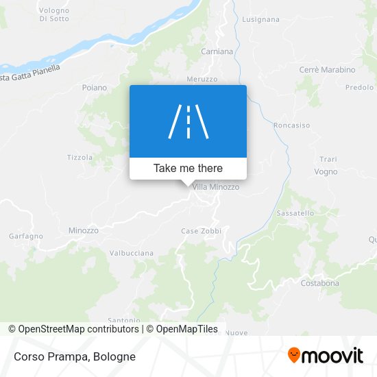 Corso Prampa map