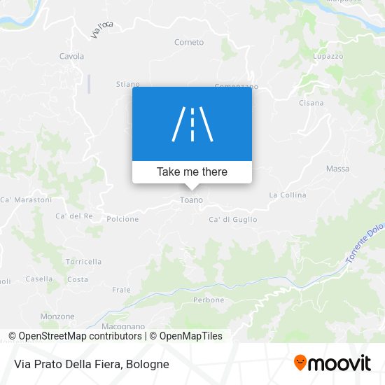 Via Prato Della Fiera map