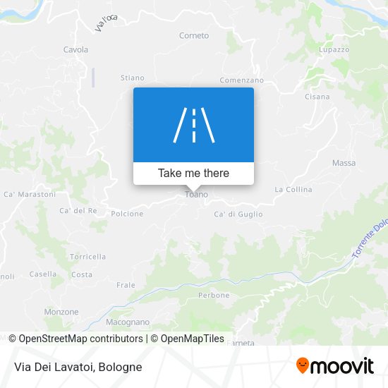 Via Dei Lavatoi map