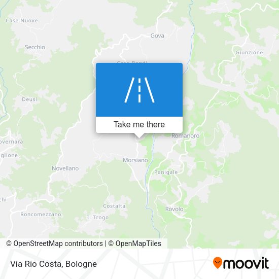 Via Rio Costa map
