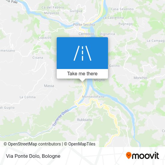 Via Ponte Dolo map