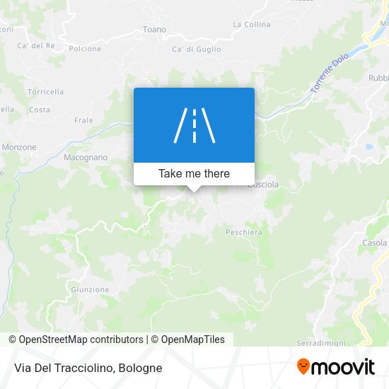Via Del Tracciolino map