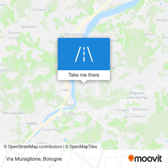 Via Muraglione map