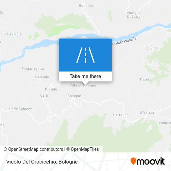 Vicolo Del Crocicchio map