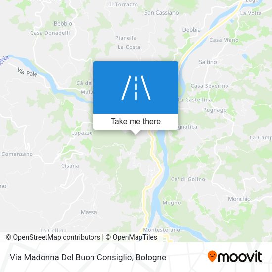 Via Madonna Del Buon Consiglio map