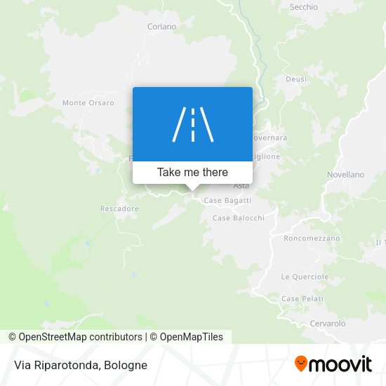 Via Riparotonda map