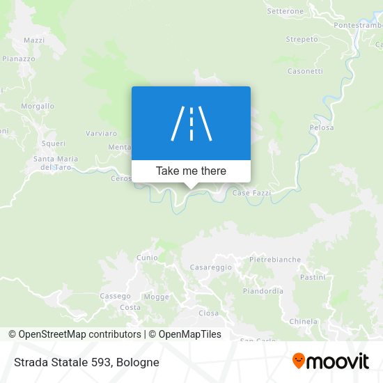 Strada Statale 593 map