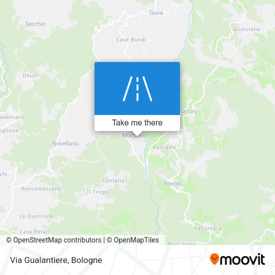 Via Gualantiere map