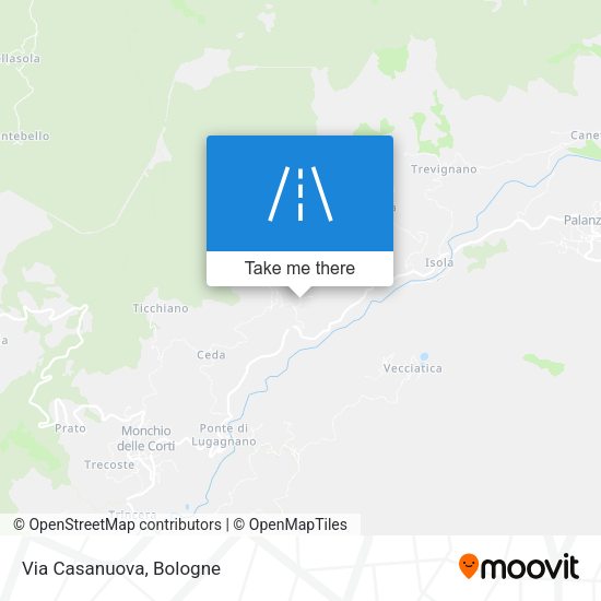 Via Casanuova map