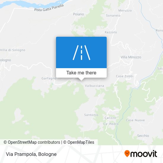 Via Prampola map