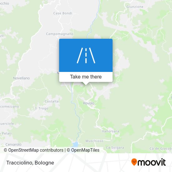 Tracciolino map