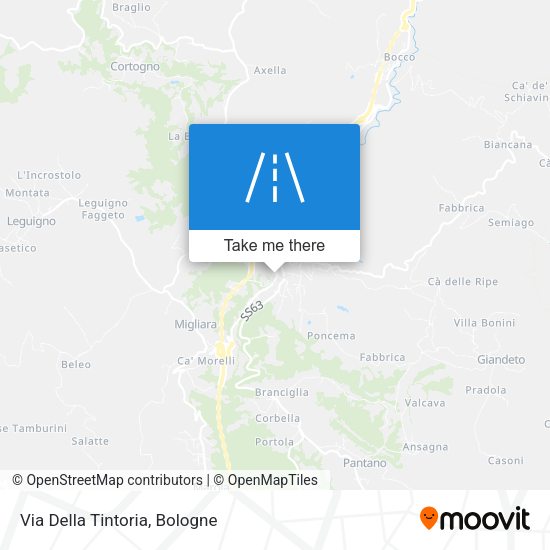 Via Della Tintoria map