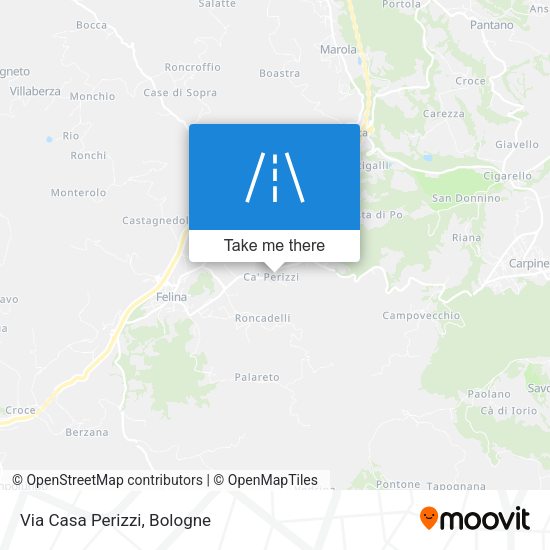 Via Casa Perizzi map