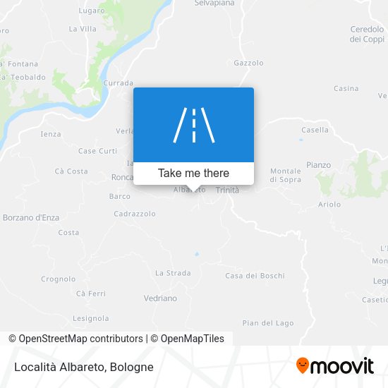 Località Albareto map