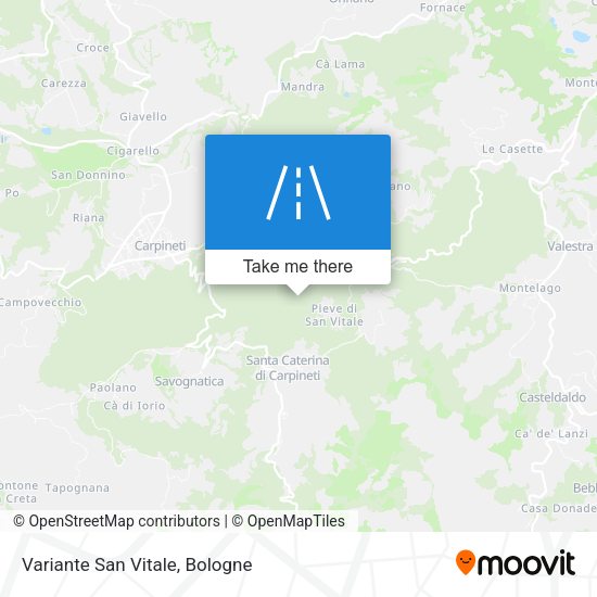 Variante San Vitale map