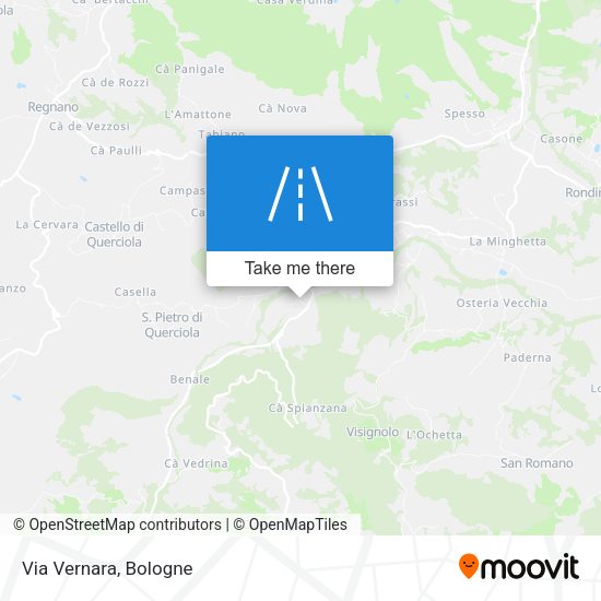 Via Vernara map