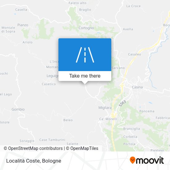 Località Coste map