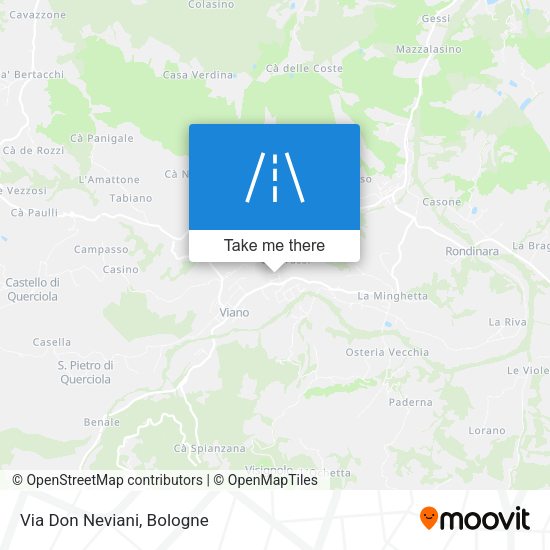 Via Don Neviani map