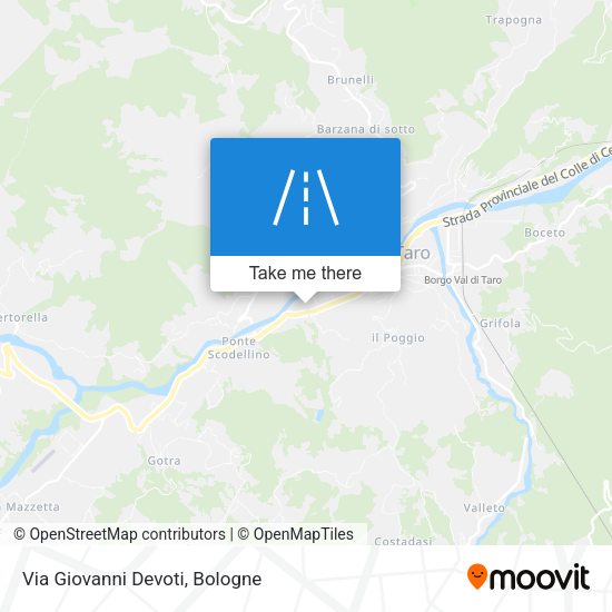 Via Giovanni Devoti map