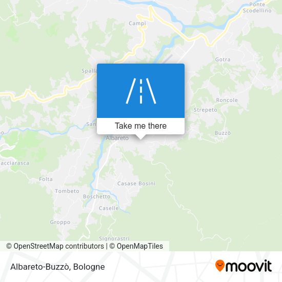 Albareto-Buzzò map