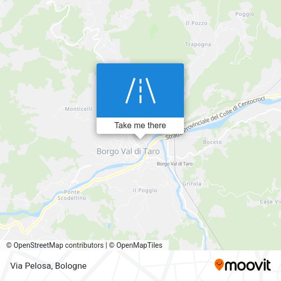 Via Pelosa map