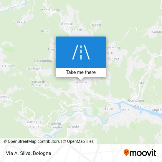 Via A. Silva map