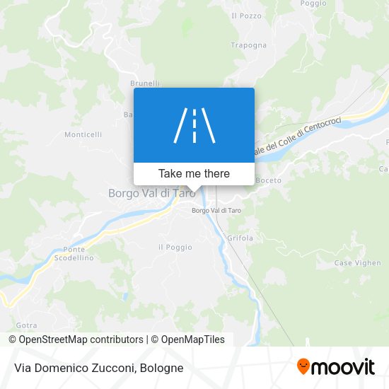 Via Domenico Zucconi map