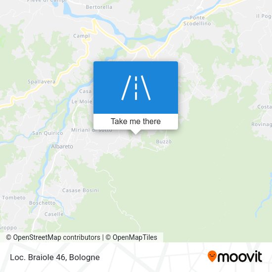 Loc. Braiole 46 map